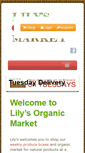 Mobile Screenshot of lilysorganicmarket.com